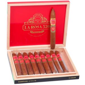 HVC La Rosa 520 10th Aniversario Fig Bx/10